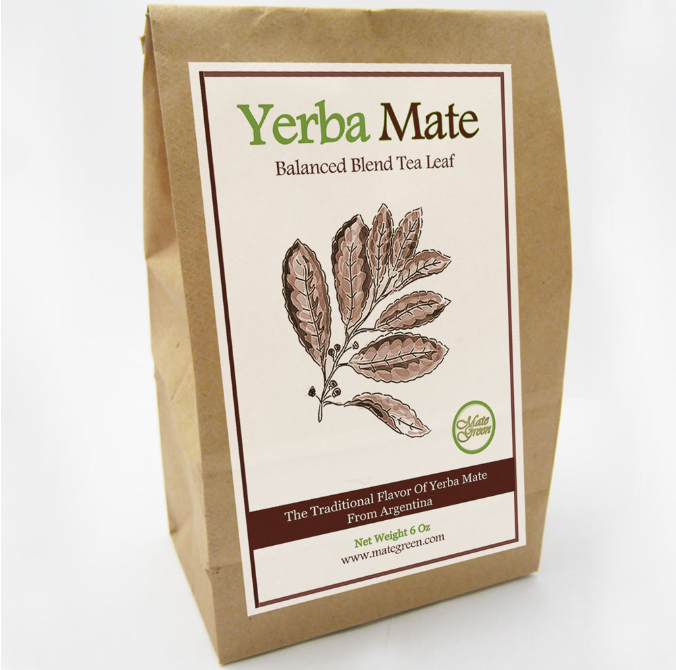 4 Pc Argentina Yerba Mate Tea Gourd Cup Straw Bombilla 6 Oz Leaf Bag Kit Combo