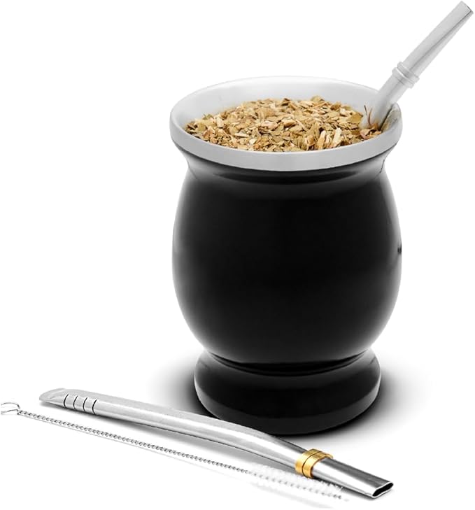 Yerba Mate Cup Set 3pc Stainless Steel